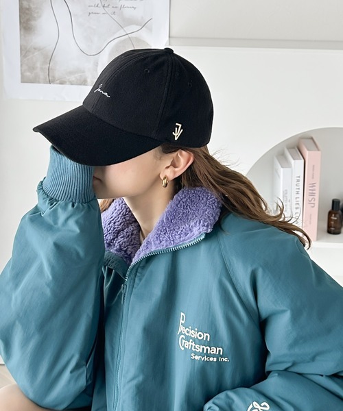 Java（ジャバ）の「《Javaジャバコラボ》大人の遊び心を効かせたスタッズロゴキャップ（キャップ・レディース・アイボリー/ブラック・ONE SIZE）」の5枚目の写真