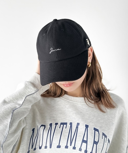 Java（ジャバ）の「《Javaジャバコラボ》大人の遊び心を効かせたスタッズロゴキャップ（キャップ・レディース・アイボリー/ブラック・ONE SIZE）」の4枚目の写真
