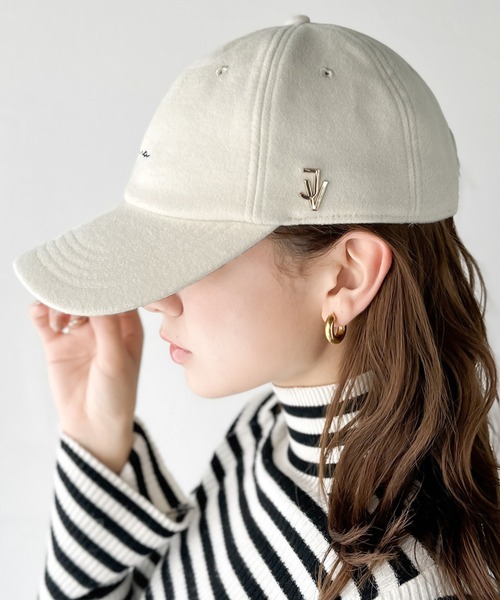 Java（ジャバ）の「《Javaジャバコラボ》大人の遊び心を効かせたスタッズロゴキャップ（キャップ・レディース・アイボリー/ブラック・ONE SIZE）」の9枚目の写真