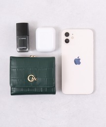 CROCODILE　EMBOSS　WALLET　口金ミニウォレット