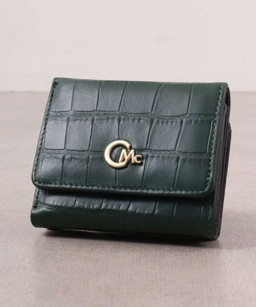 CECIL McBEE（セシルマクビー）の「CROCODILE　EMBOSS　WALLET　口金ミニウォレット（財布・レディース・グリーン/グレー系/ブラック・F）」の6枚目の写真