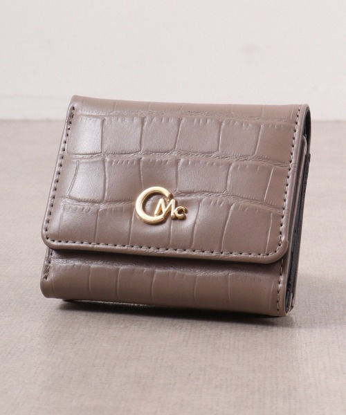 CECIL McBEE（セシルマクビー）の「CROCODILE　EMBOSS　WALLET　口金ミニウォレット（財布・レディース・グリーン/グレー系/ブラック・F）」の5枚目の写真