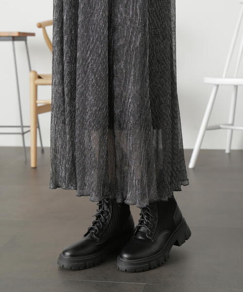 FREE'S MART（フリーズマート）の「◆［ＷＥＢ限定］ラメプリーツスカート（スカート・レディース・ゴールド/ブラック/シルバー・SMALL/MEDIUM）」の16枚目の写真