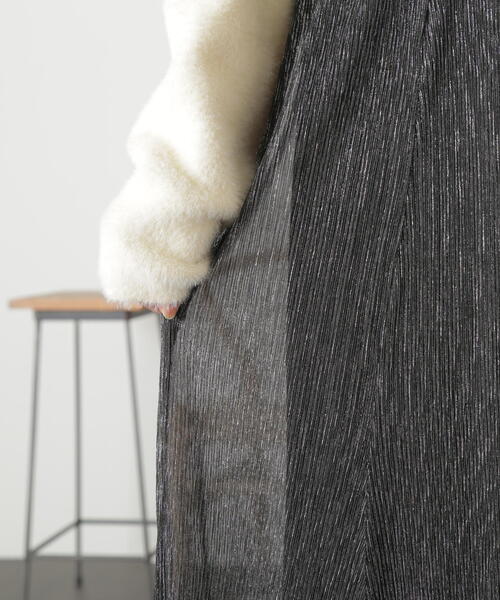 FREE'S MART（フリーズマート）の「◆［ＷＥＢ限定］ラメプリーツスカート（スカート・レディース・ゴールド/ブラック/シルバー・SMALL/MEDIUM）」の18枚目の写真