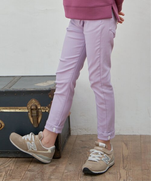 ikka（イッカ）の「ストレッチパンツ（120~160cm）（その他パンツ・キッズ・ミント/ベージュ/パープル系その他・120/130/150/160/140）」の9枚目の写真