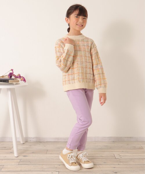 ikka（イッカ）の「ストレッチパンツ（120~160cm）（その他パンツ・キッズ・ミント/ベージュ/パープル系その他・120/130/150/160/140）」の16枚目の写真