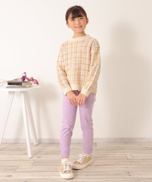 ikka（イッカ）の「ストレッチパンツ（120~160cm）（その他パンツ・キッズ・ミント/ベージュ/パープル系その他・120/130/150/160/140）」の18枚目の写真