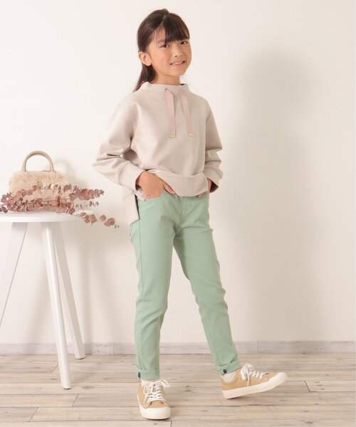 ikka（イッカ）の「ストレッチパンツ（120~160cm）（その他パンツ・キッズ・ミント/ベージュ/パープル系その他・120/130/150/160/140）」の19枚目の写真