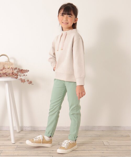 ikka（イッカ）の「ストレッチパンツ（120~160cm）（その他パンツ・キッズ・ミント/ベージュ/パープル系その他・120/130/150/160/140）」の22枚目の写真