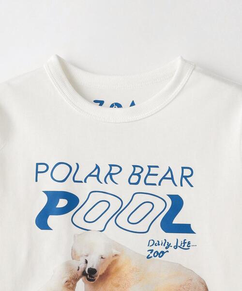 green label relaxing（グリーンレーベルリラクシング）の「＜旭山動物園応援商品＞ロングスリーブ Tシャツ100cm-130cm（Tシャツ/カットソー・キッズ・ホワイト/ダークブラウン/ライトブルー・130cm/120cm/110cm/100cm）」の18枚目の写真