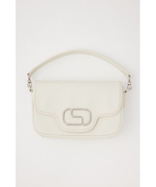 SLY(スライ)の「S BADGE 2WAY BAG エス バッジ ツーウェイ バッグ(ハンドバッグ・レディース・オフホワイト/ブラック・FREE)」の2枚目の写真