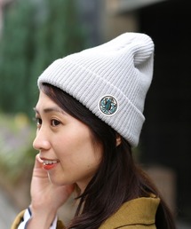 ワッペン付きワッチキャップ