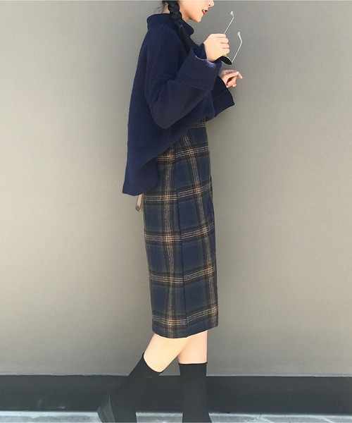 BLANC FICELLE(ブランフィセル)の「チェック スカート(スカート・レディース・B/A・M/L/XL/S)」の12枚目の写真
