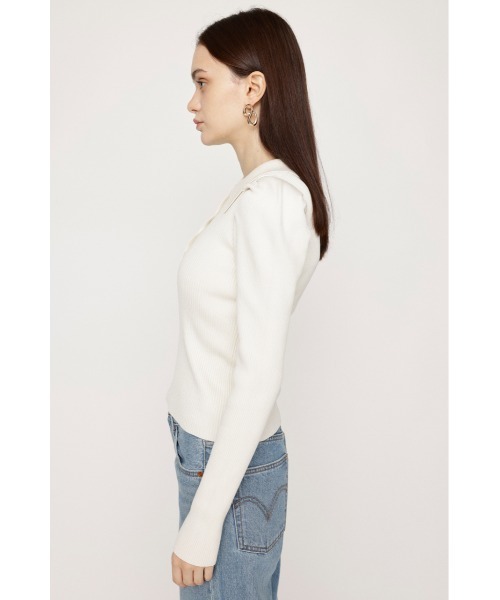 トップス melt the lady collared knit tops meltthelady collared knit tops トップス