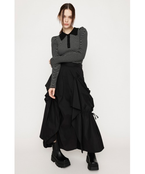 SLY（スライ）の「COLLARED KNIT TOPS カラード ニット トップス（ニット/セーター・レディース・ベージュ系その他/ブラック/アイボリー/ブラック系その他2・FREE）」の16枚目の写真