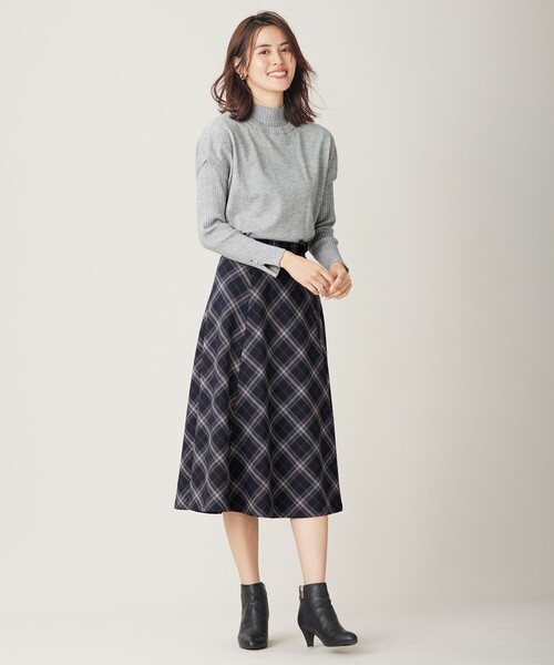 ANY SIS(エニィスィス)の「【洗える】ニットベストツイン セット(ニット/セーター・レディース・ネイビー系/ライトグレー系/パイングリーン系・2)」の5枚目の写真