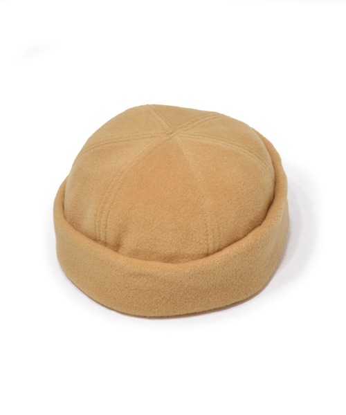 ANCHOR（アンカー）の「CELEB フリースワッチ（ニットキャップ/ビーニー・メンズ・イエロー/ブラック/ベージュ/オレンジ/アイボリー・FREE）」の2枚目の写真