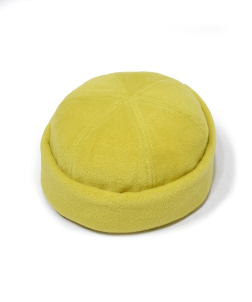 ANCHOR（アンカー）の「CELEB フリースワッチ（ニットキャップ/ビーニー・メンズ・イエロー/ブラック/ベージュ/オレンジ/アイボリー・FREE）」の4枚目の写真