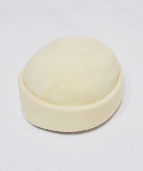 ANCHOR（アンカー）の「CELEB フリースワッチ（ニットキャップ/ビーニー・メンズ・イエロー/ブラック/ベージュ/オレンジ/アイボリー・FREE）」の3枚目の写真