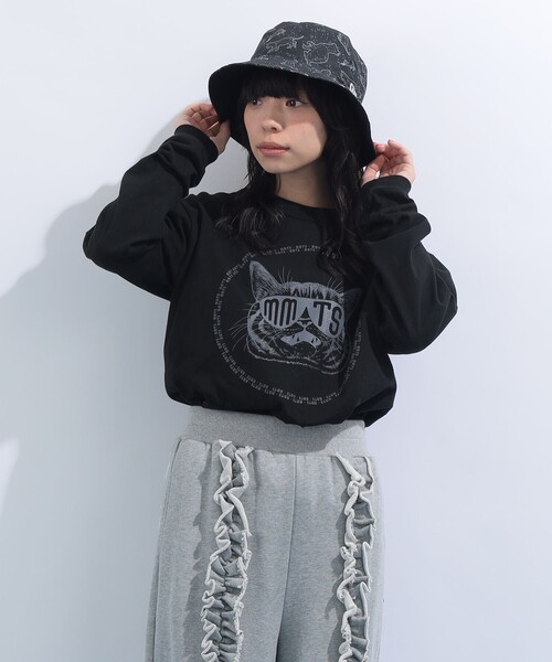 mmts（マミタス）の「〈UNISEX〉"マミタス"さま サングラス ロングTシャツ（Tシャツ/カットソー・レディース・ブラック/ホワイト・M/L/XL/S）」の15枚目の写真