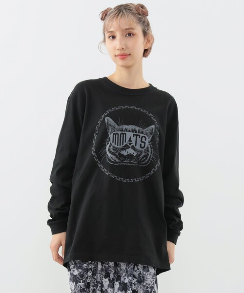 UNISEX〉'マミタス'さま サングラス ロングTシャツ（Tシャツ