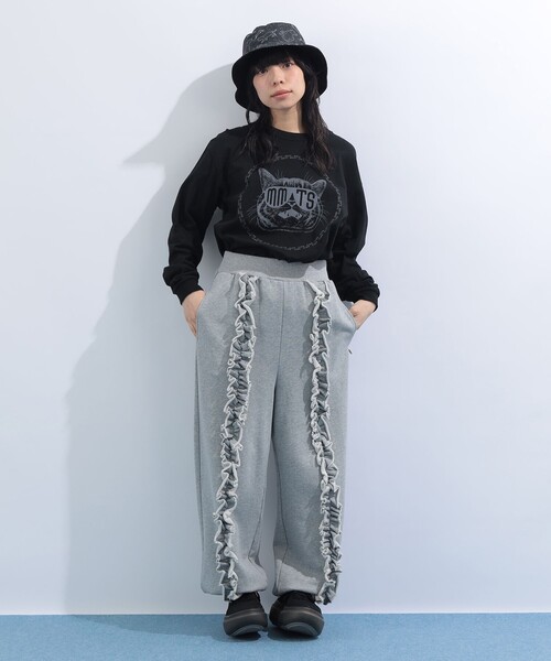 mmts（マミタス）の「〈UNISEX〉"マミタス"さま サングラス ロングTシャツ（Tシャツ/カットソー・レディース・ブラック/ホワイト・M/L/XL/S）」の12枚目の写真