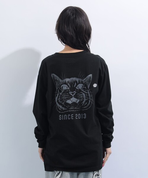 mmts（マミタス）の「〈UNISEX〉"マミタス"さま サングラス ロングTシャツ（Tシャツ/カットソー・レディース・ブラック/ホワイト・M/L/XL/S）」の3枚目の写真