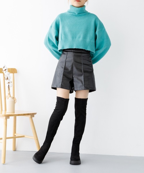 attagirl(アタガール)の「厚底ストレッチニーハイブーツ(ブーツ・レディース・ブラック/ブラック系その他・L/M/LL/S)」の20枚目の写真