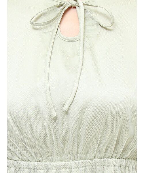 EATME（イートミー）の「デコルテティアードワンピース（ワンピース・レディース・グリーン/アイボリー/ブラック・SMALL/MEDIUM）」の11枚目の写真