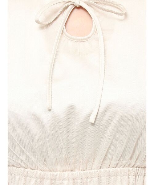 EATME（イートミー）の「デコルテティアードワンピース（ワンピース・レディース・グリーン/アイボリー/ブラック・SMALL/MEDIUM）」の10枚目の写真