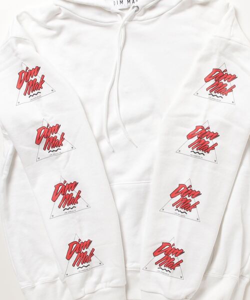 TRANS CONTINENTS（トランスコンチネンツ）の「（DIM MAK）DIM－17FHD－006 DMC SLEEVE LONG HOODIE（パーカー・メンズ・ホワイト・S）」の3枚目の写真