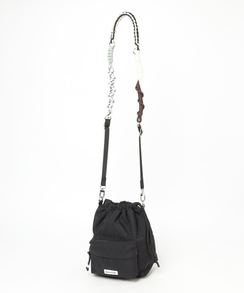 BAYFLOW（ベイフロー）の「コード編みキンチャクショルダー（ショルダーバッグ・レディース・ライトグレー/ブラック/ベージュ/カーキ・FREE）」の18枚目の写真