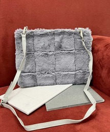 SPIGA | ﾌﾞﾛｯｸﾌｧｰｸﾗｯﾁﾊﾞｯｸﾞ(クラッチバッグ)