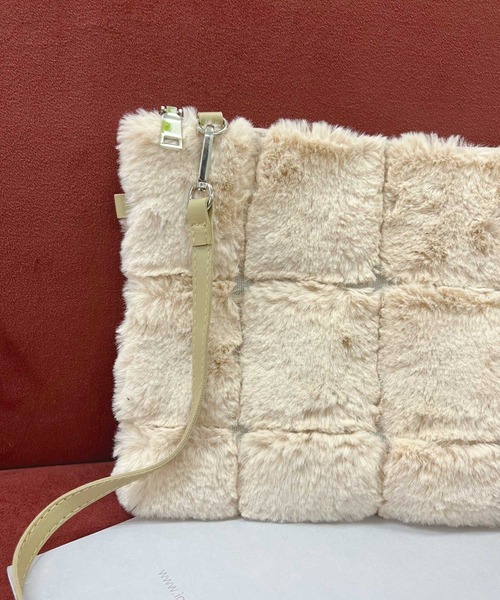 SPIGA(スピーガ)の「ブロックファークラッチバッグ(クラッチバッグ・レディース・ブラック/グレー/オフホワイト・FREE)」の4枚目の写真