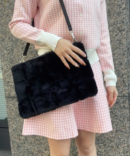 SPIGA(スピーガ)の「ブロックファークラッチバッグ(クラッチバッグ・レディース・ブラック/グレー/オフホワイト・FREE)」の13枚目の写真