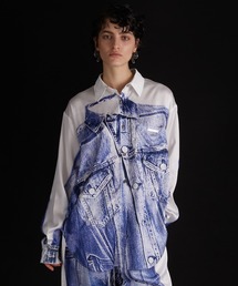 PRANK PROJECT | 【24SPRING PRE ORDER】デニムプリントシャツ / Denim Printed Shirt(シャツ/ブラウス)
