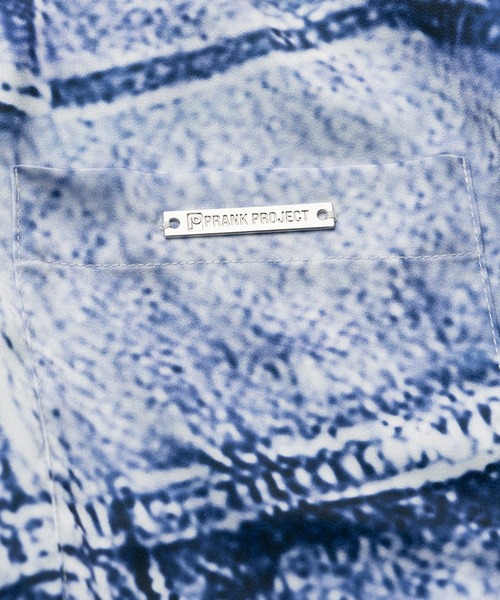 PRANK PROJECT（プランクプロジェクト）の「デニムプリントシャツ / Denim Printed Shirt（シャツ/ブラウス・レディース・ブルー/ブラック・FREE）」の19枚目の写真