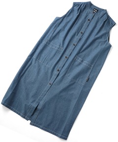 シャンブレーワンピース