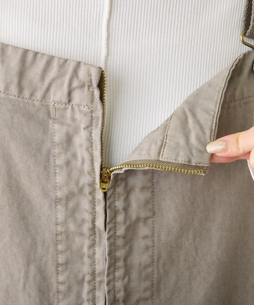 PUAL CE CIN（ピュアルセシン）の「【低身長/高身長対応】フロントジップサロペット（サロペット/オーバーオール・レディース・ブラック/ベージュ・FREE）」の13枚目の写真