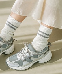 ラインショートソックス