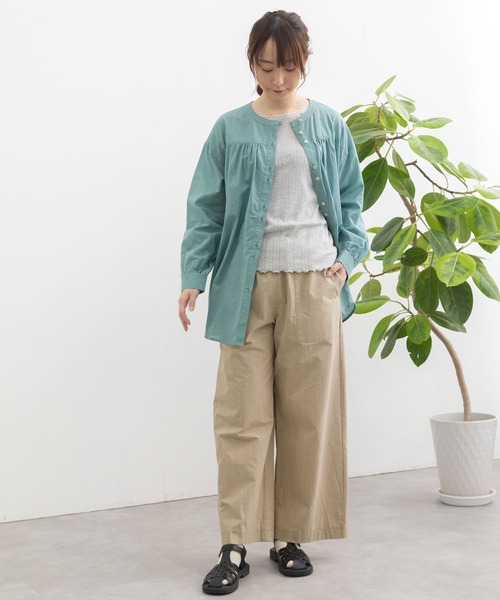 POU DOU DOU(プードゥドゥ)の「ペインターパンツ(その他パンツ・レディース・ブルー/ベージュ/ダークグレー・3)」の16枚目の写真