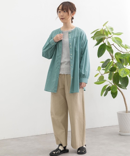 POU DOU DOU(プードゥドゥ)の「ペインターパンツ(その他パンツ・レディース・ブルー/ベージュ/ダークグレー・3)」の17枚目の写真