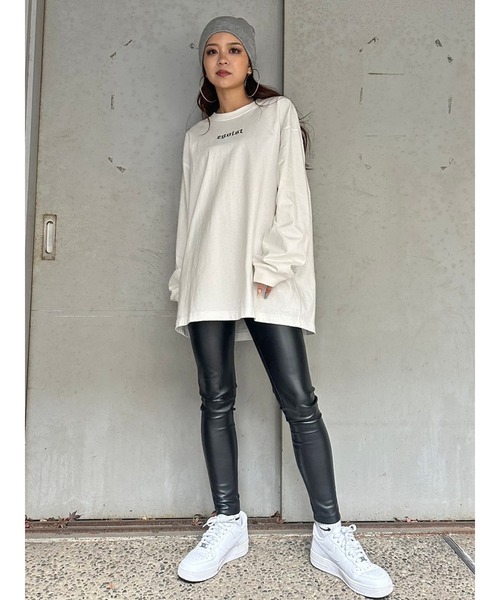 EGOIST（エゴイスト）の「ジップフェイクレザースキニーパンツ（その他パンツ・レディース・ブラック・SS/S/M）」の16枚目の写真