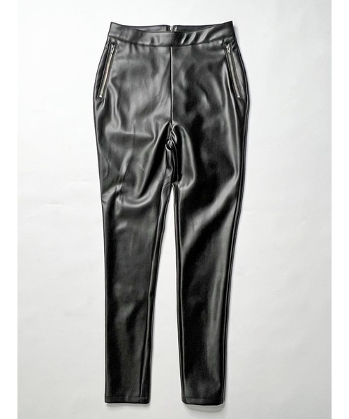 EGOIST（エゴイスト）の「ジップフェイクレザースキニーパンツ（その他パンツ・レディース・ブラック・SS/S/M）」の20枚目の写真