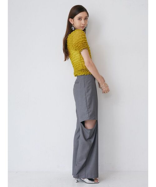 MURUA（ムルーア）の「アートヒールミュールサンダル（サンダル・レディース・シルバー/ブラック・24.5/22.5/23.5）」の8枚目の写真