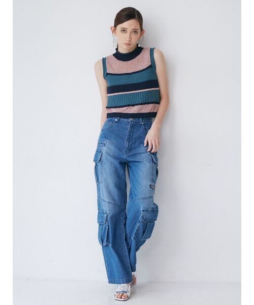 MURUA（ムルーア）の「アートヒールミュールサンダル（サンダル・レディース・シルバー/ブラック・24.5/22.5/23.5）」の16枚目の写真