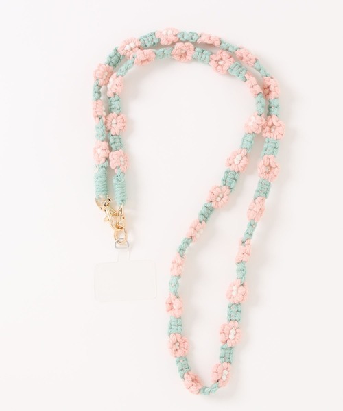 CPCM（シーピーシーエム）の「お花モチーフストラップ（スマホグッズ・レディース・オレンジ/ブラウン/ホワイト/ピンク・FREE）」の12枚目の写真