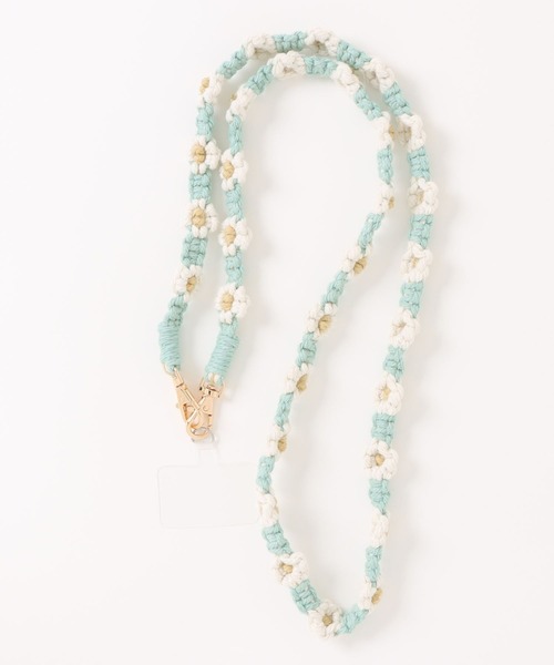 CPCM（シーピーシーエム）の「お花モチーフストラップ（スマホグッズ・レディース・オレンジ/ブラウン/ホワイト/ピンク・FREE）」の10枚目の写真