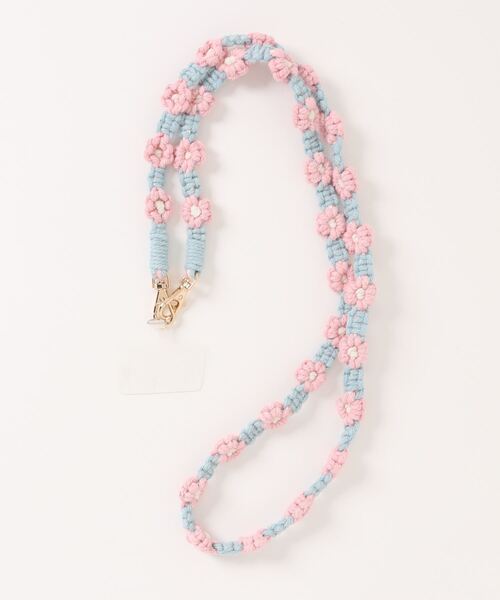 CPCM（シーピーシーエム）の「お花モチーフストラップ（スマホグッズ・レディース・オレンジ/ブラウン/ホワイト/ピンク・FREE）」の18枚目の写真