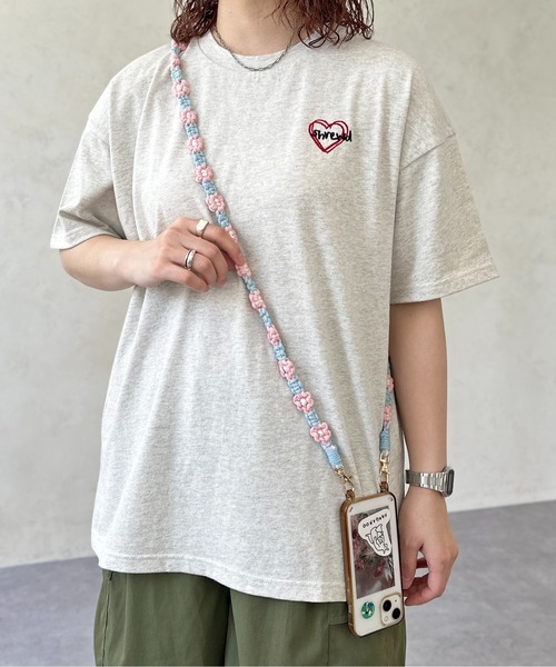 CPCM（シーピーシーエム）の「お花モチーフストラップ（スマホグッズ・レディース・オレンジ/ブラウン/ホワイト/ピンク・FREE）」の13枚目の写真